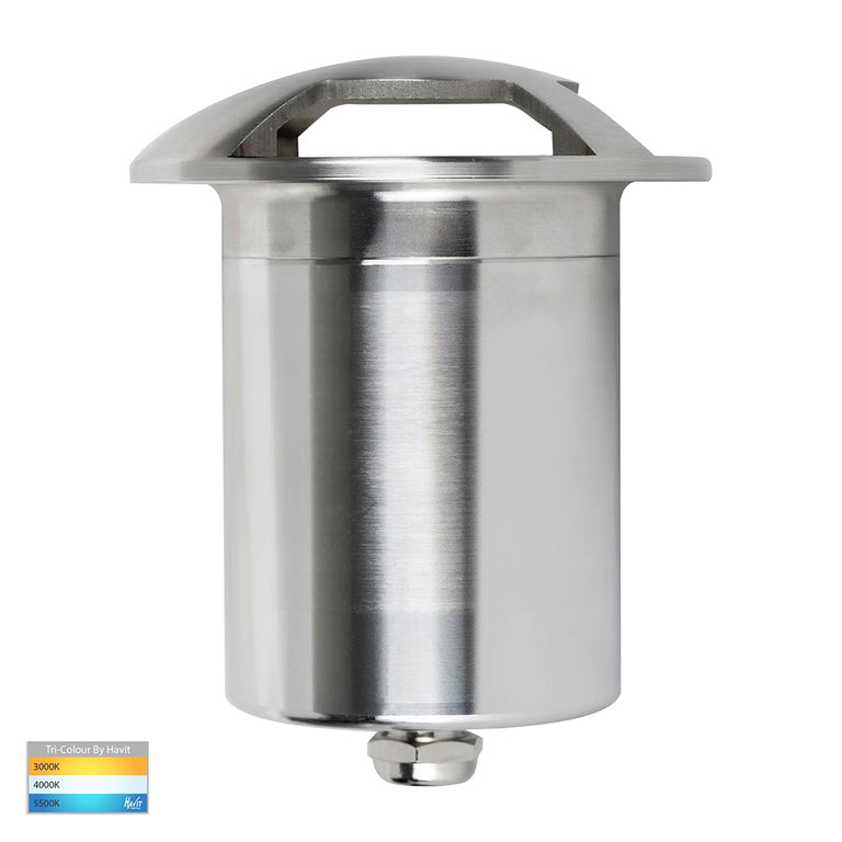 Viale 5W CCT 12V DC MR16 LED Driveway Three-Way Light Stainless Steel - HV19082T