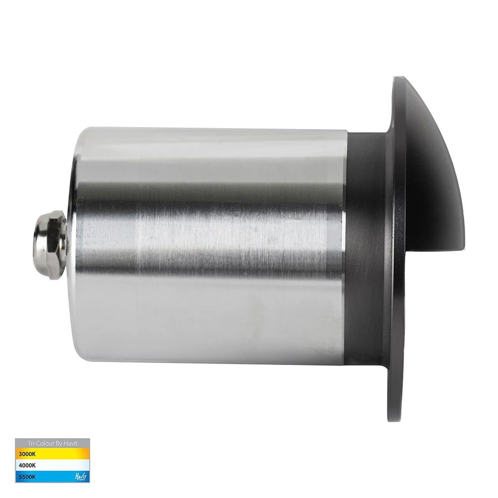 Ollo 5W CCT 12V DC LED Eyelid Step Light Graphite - HV19012T-GPH