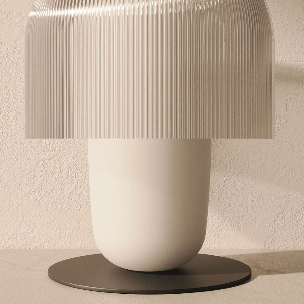 Holm LED Table Lamp Opal / Black - ARO.S1321