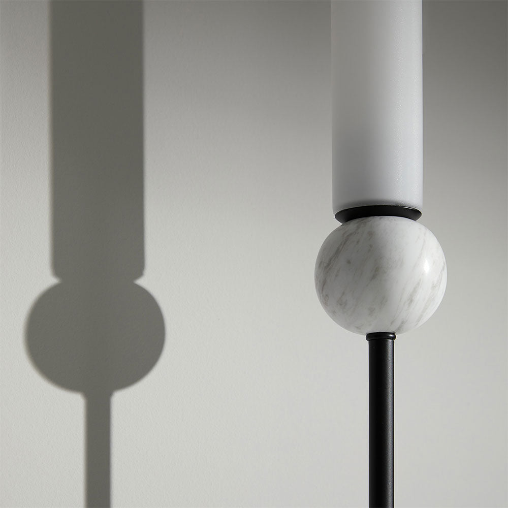 Delie Large Wall Light Matt Black / White - ARO.A1224/L/NEG