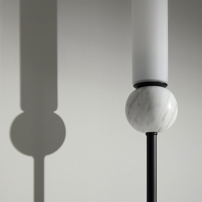 Delie Large Wall Light Matt Black / White - ARO.A1224/L/NEG