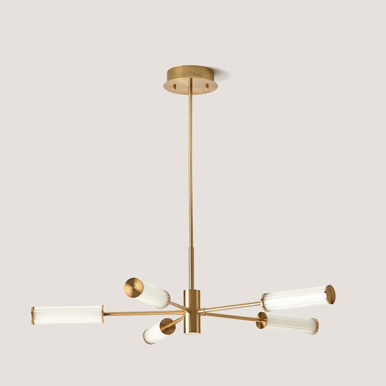Ison LED 5 Light Pendant Aged Gold - ARO.C1298/5/ORO