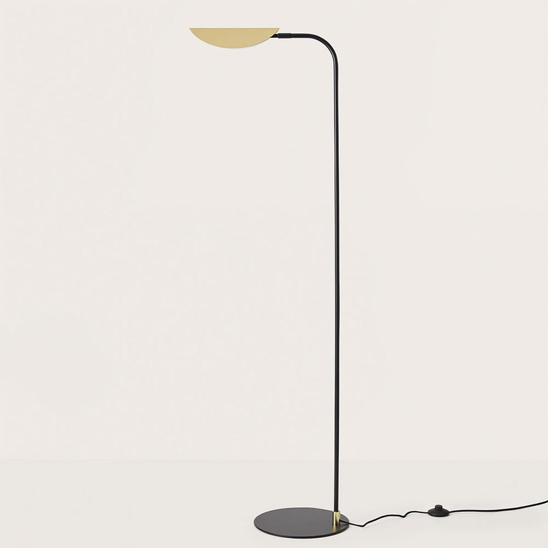 Ficus LED Floor Lamp Matt Black / Matt Brass - ARO.P1243