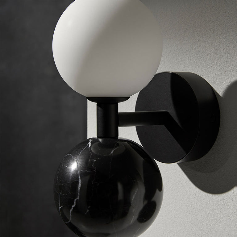 Dalt LED Wall Light Matt Black / Black - ARO.A1280/NEG
