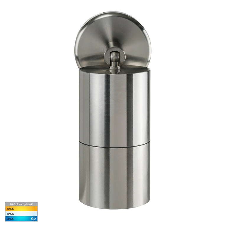 Tivah 5W CCT 12V DC MR16 LED Adjustable Wall Light 316 Stainless Steel - HV1207MR16T