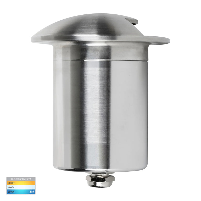 Viale 5W CCT 12V DC One-Way MR16 LED Driveway Light Stainless Steel - HV19062T