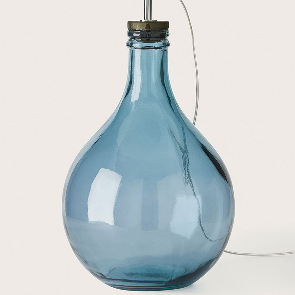 Sam Table Lamp With Shade Blue / White - ARO.NAC093/BLUE+801011/45