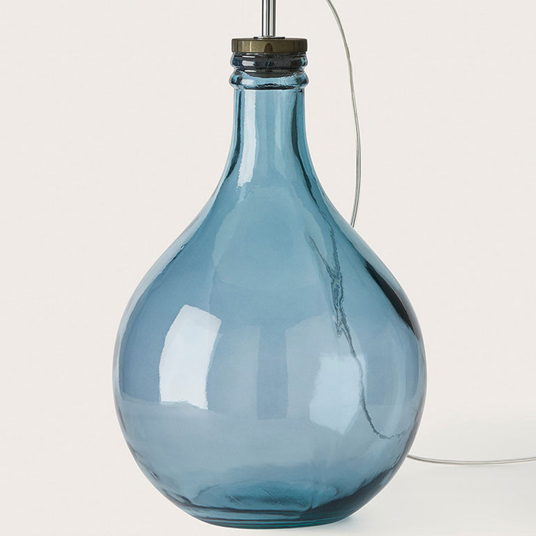 Sam Table Lamp With Shade Blue / White - ARO.NAC093/BLUE+801011/45