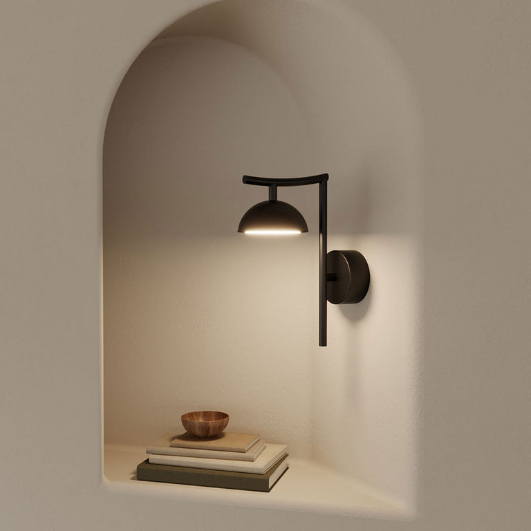 Tana LED Wall Light Matt Black - ARO.A1309/NEG