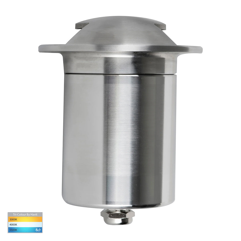 Viale 5W CCT 12V DC Two-Way MR16 LED Driveway Light Stainless Steel - HV19072T