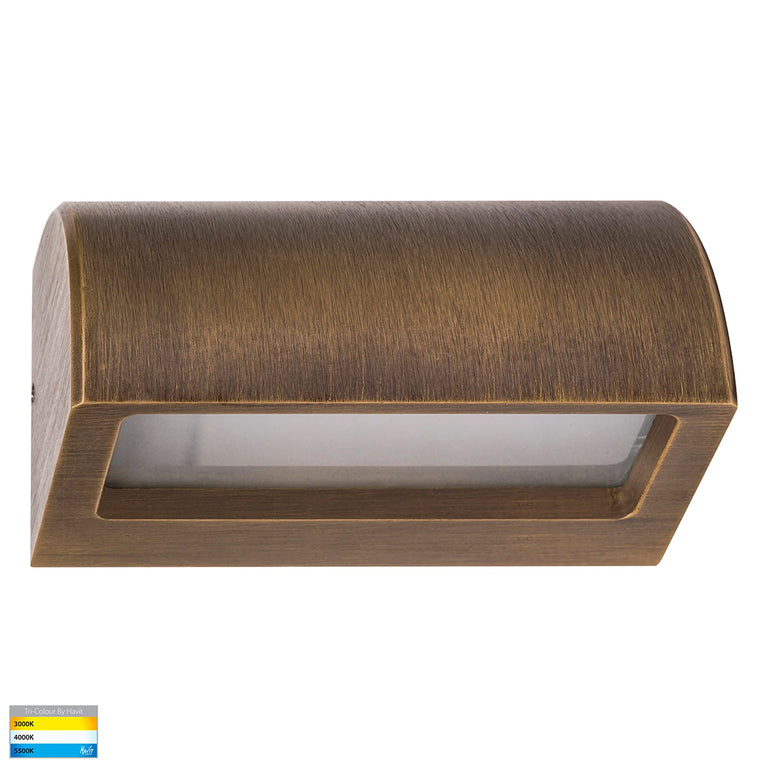 Ridge 6W CCT 12V DC LED Step Light Solid Bronze - HV3283T-BRZ