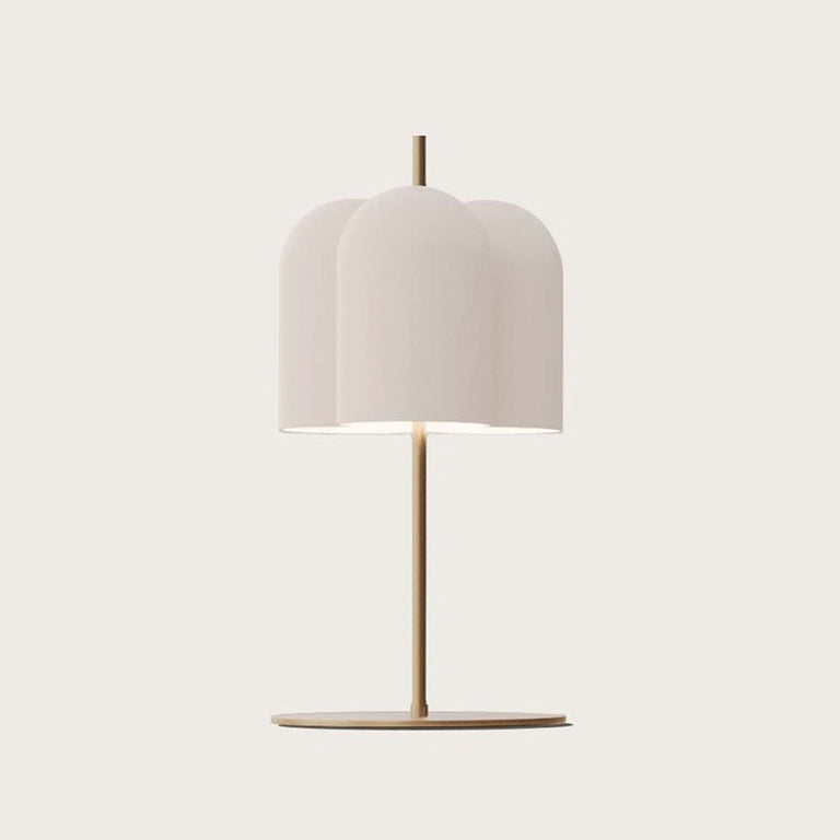 Oket LED Table Lamp Matt Brass / Matt White - ARO.S1317/BCO