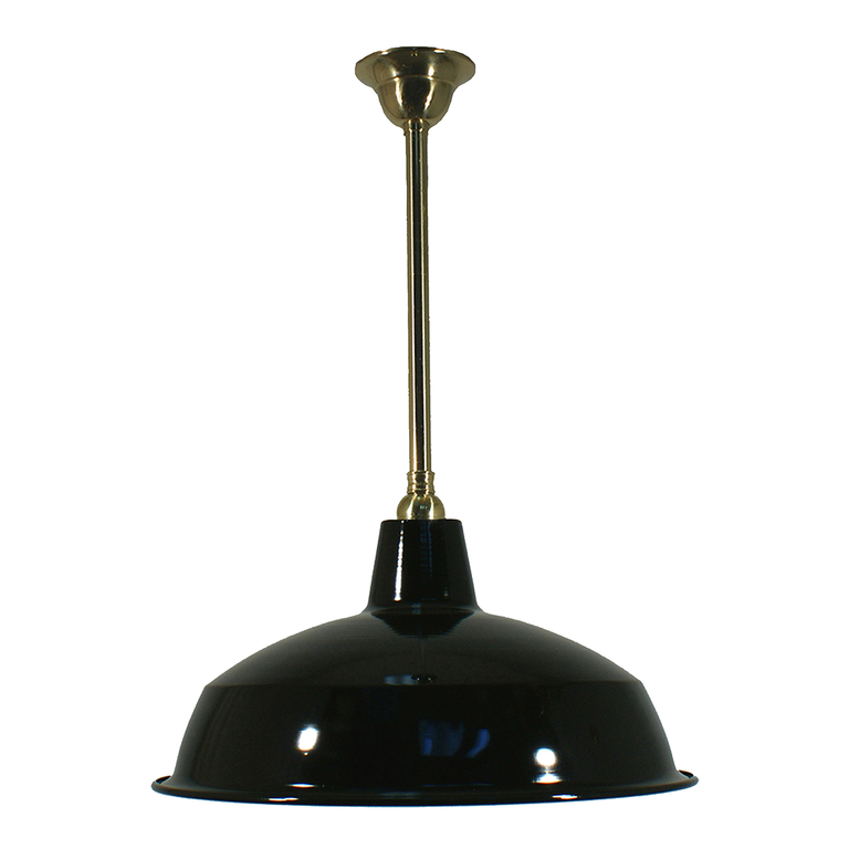 Standard 3/4" Rod Set Pendant Warehouse 420mm Black - LOI3000290A