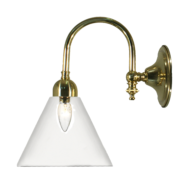 Loxton Wall Light Brass With Cono Clear Glass - LOI3001175A