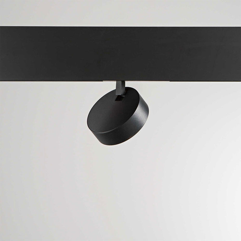 Ego Magnetic Flat 9W LED Dali Dimmable Track Light Black / Warm White - 300528