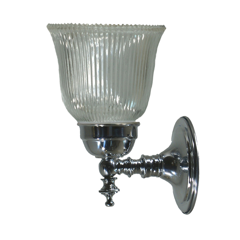 Kline Wall Light Chrome With Zipper Clear Glass - LOI3010090A