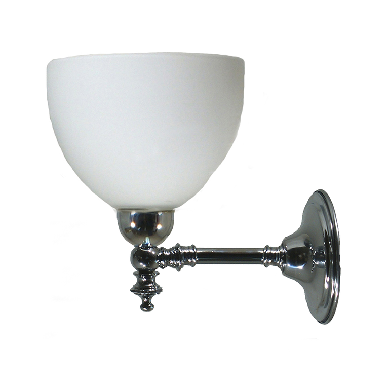 Waubra Wall Light Chrome With Decatron Opal Matt Glass - LOI3010217A