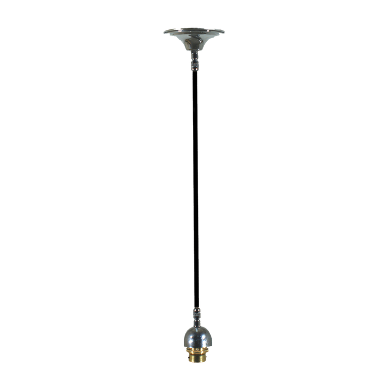 Cloth Black Cord Suspension Chrome - LOI3016010