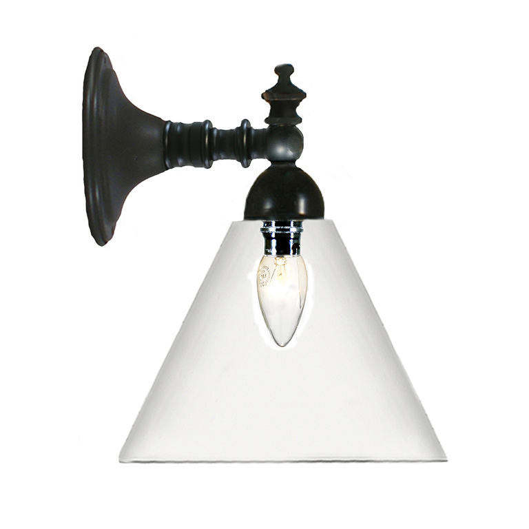Koscina Wall Light Patina With Cono Clear Glass - LOI3020142A