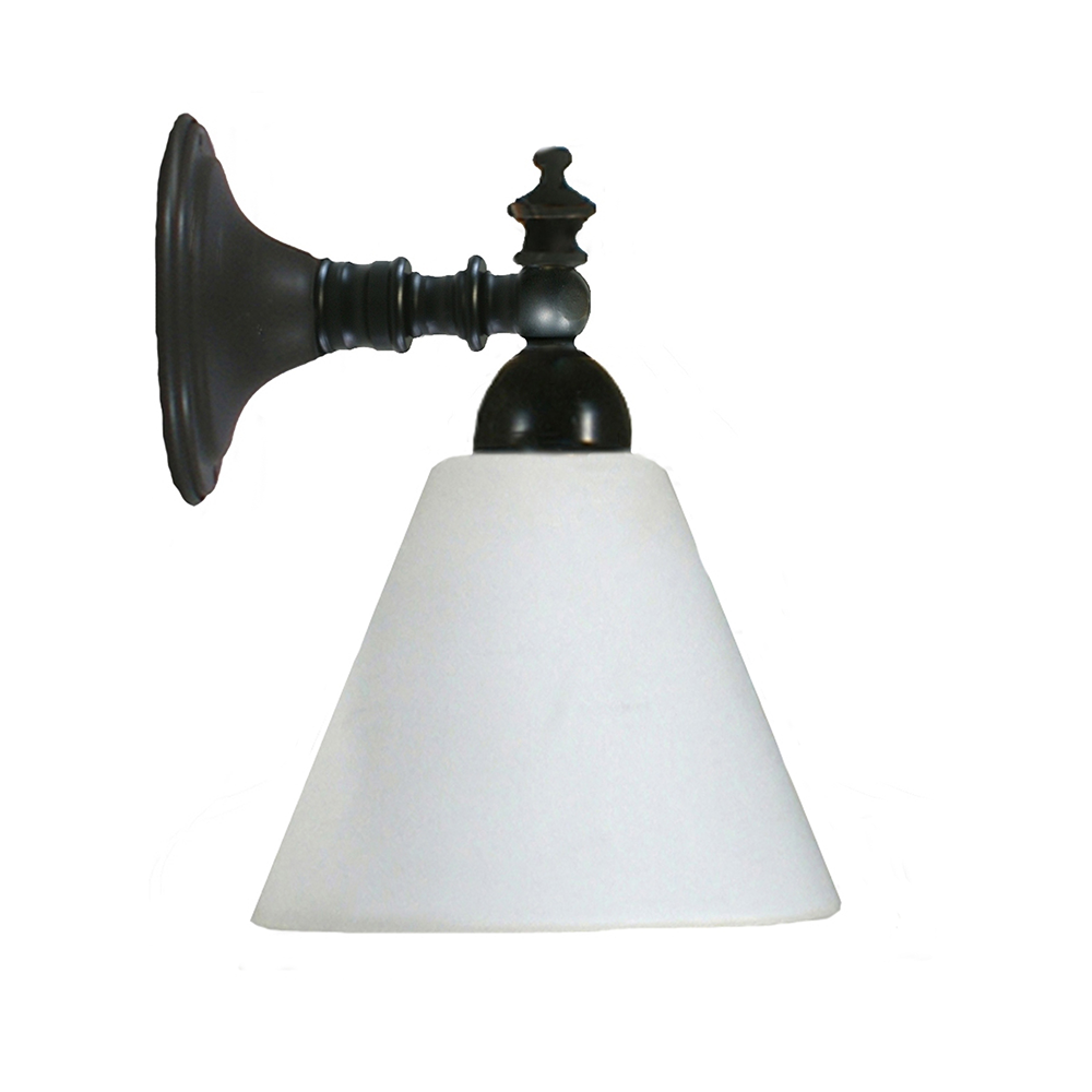 Koscina Wall Light Patina With Cono Opal Matt Glass - LOI3020143A