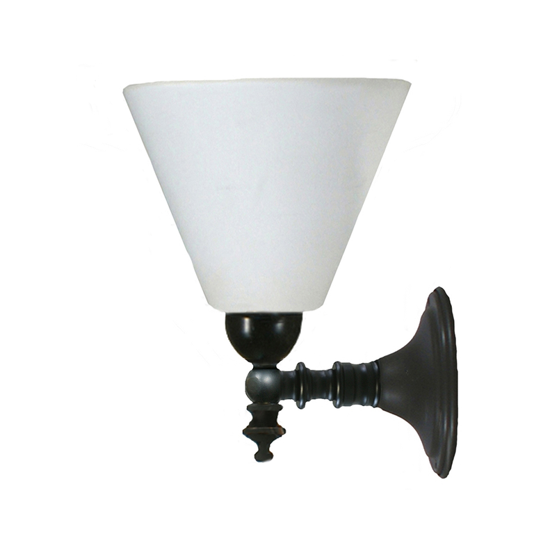 Koscina Wall Light Patina With Cono Opal Matt Glass - LOI3020143A