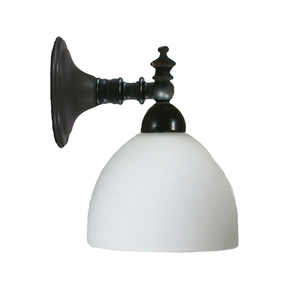 Koscina Wall Light Patina With Decatron Opal Glass - LOI3020144A
