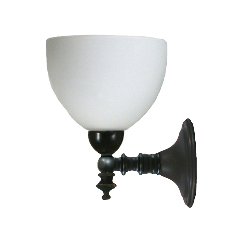 Koscina Wall Light Patina With Decatron Opal Glass - LOI3020144A
