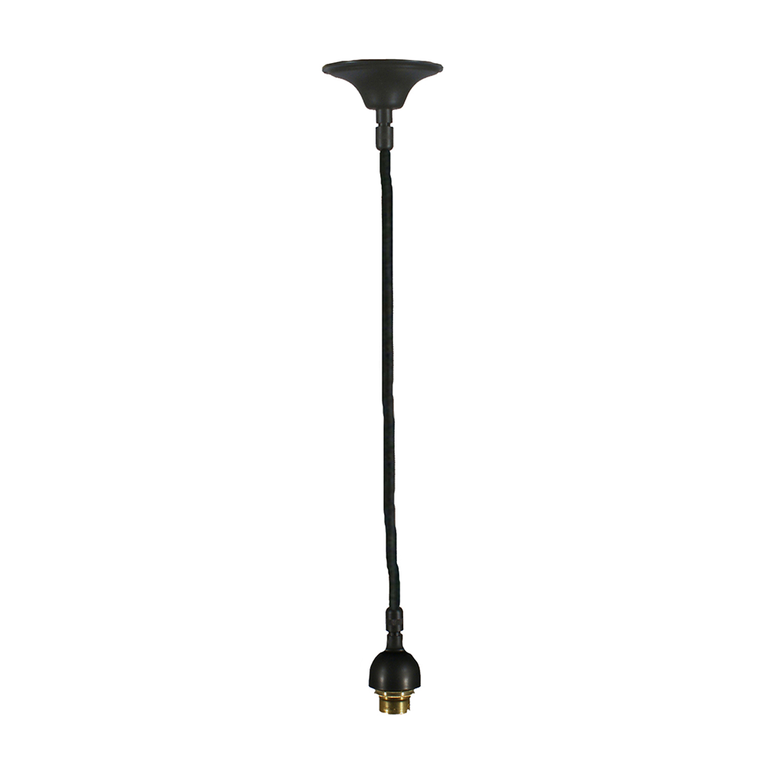 Cloth Black Cloth Cord Suspension Patina - LOI3026009