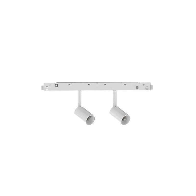 Ego Magnetic Double 2 x 5W LED Dimmable Track Light White / Warm White - 303611