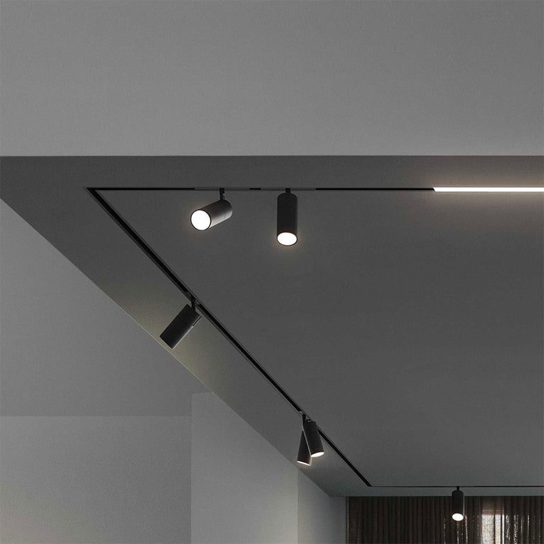 Ego Magnetic 26W LED Dimmable Track Light Black / Warm White - 307565