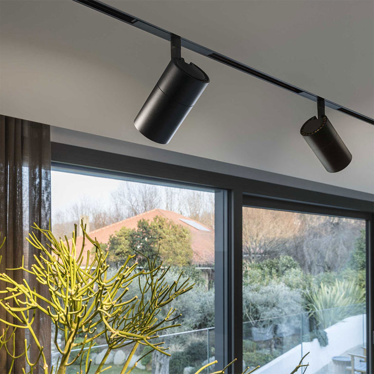 Ego Magnetic 26W LED Dali Dimmable Track Light Black / Warm White - 307589