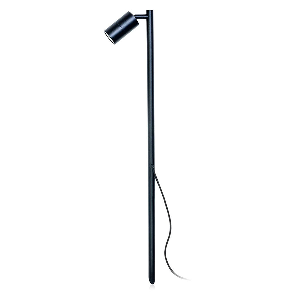Gomeisa 4 12~24V AC / 24V DC Single Adjustable Spike Light Black - 3131L