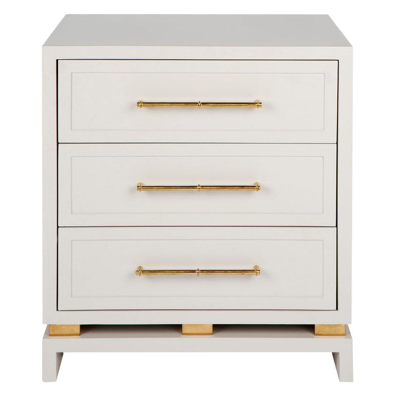 Pearl Bedside Table Large Grey - 31513