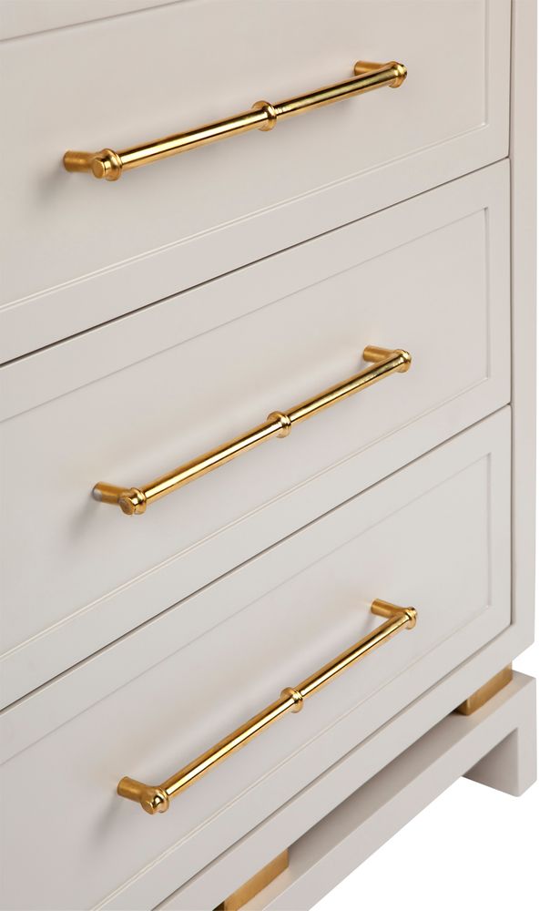 Pearl Bedside Table Large Grey - 31513