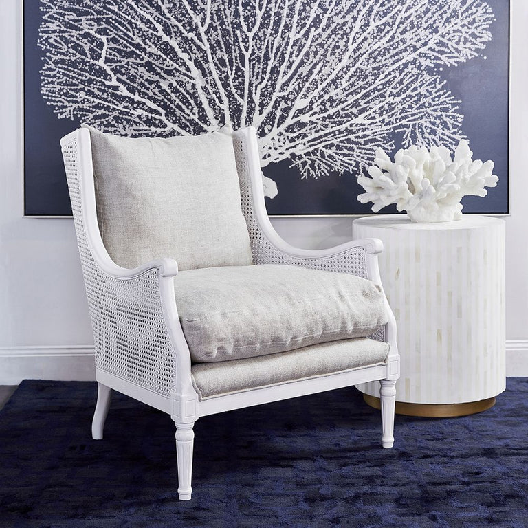 Makayla Bone Inaly Side Table Natural - 31647