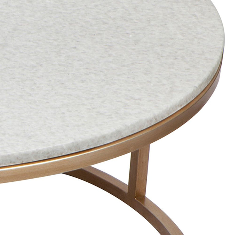 Chloe Stone Nesting Coffee Tables Antique Gold - 31730