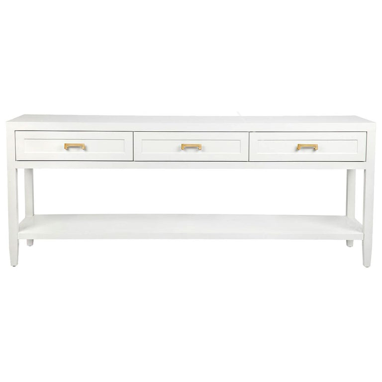 Soloman Console Table Large White - 32175