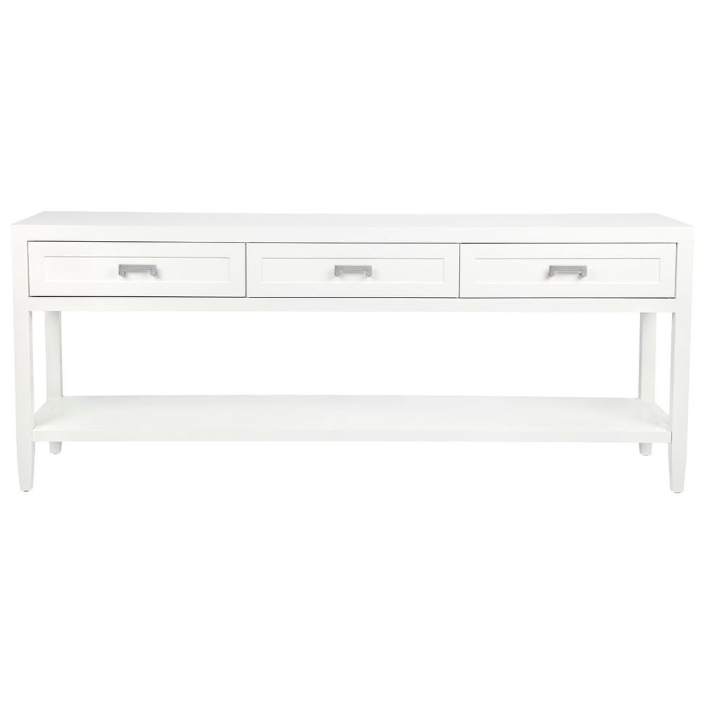 Soloman Console Table Large White - 32175