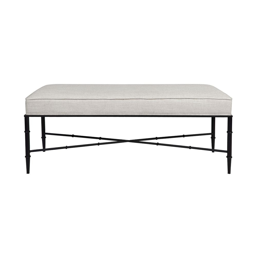 Hacienda Bench Ottoman Natural Linen - 32234