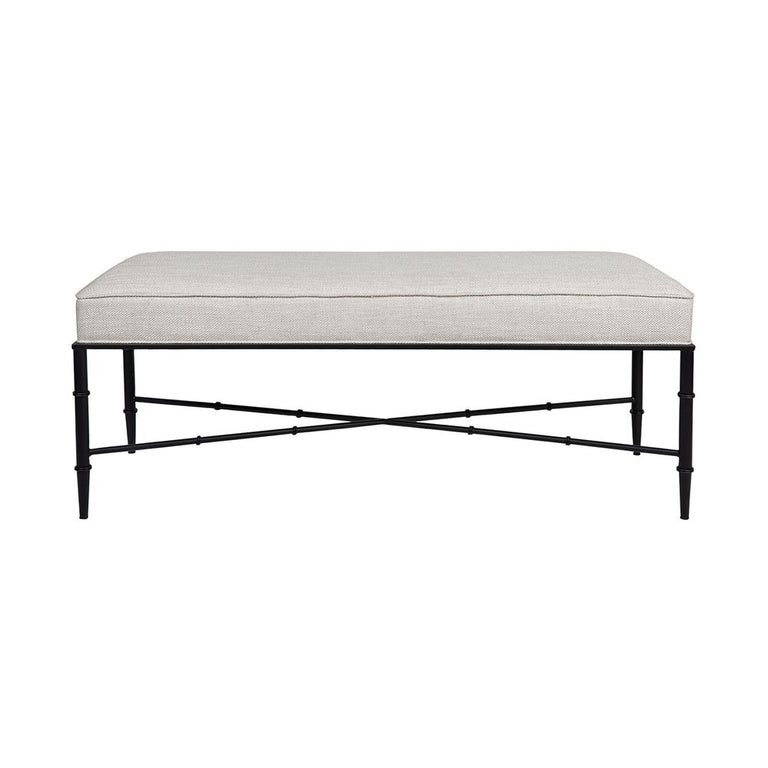 Hacienda Bench Ottoman Natural Linen - 32234