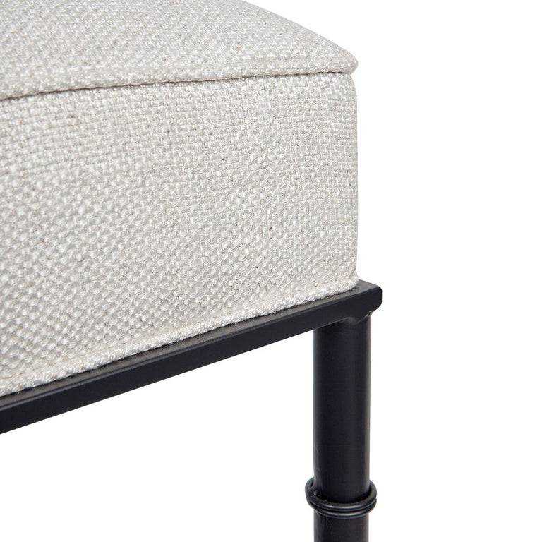 Hacienda Bench Ottoman Natural Linen - 32234