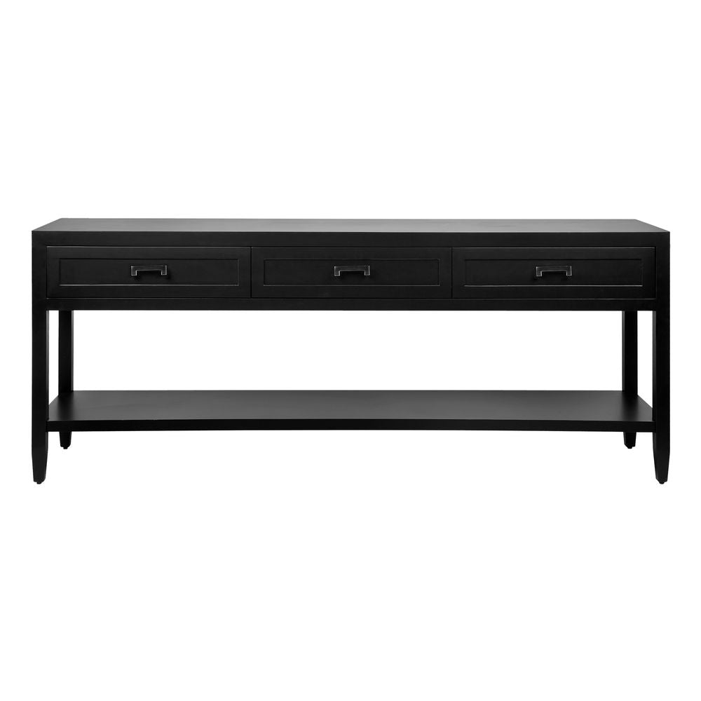 Soloman Console Table Large Black - 32237