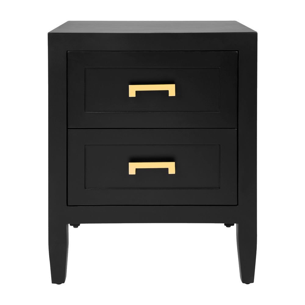 Soloman Bedside Table Small Black - 32239