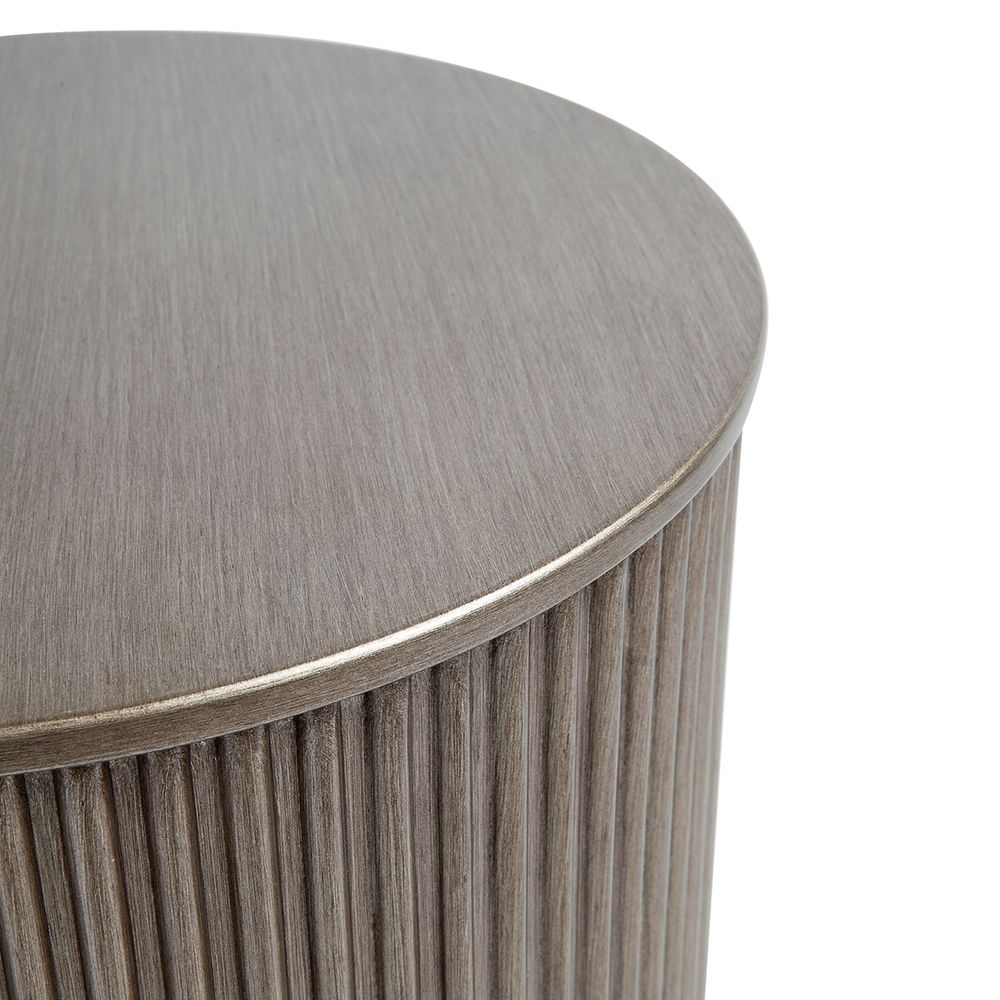 Nomad Round Side Table Antique Gold - 32297