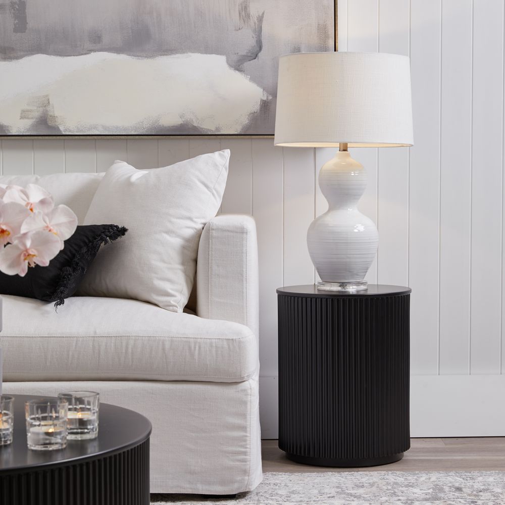 Nomad Round Side Table Black - 32298