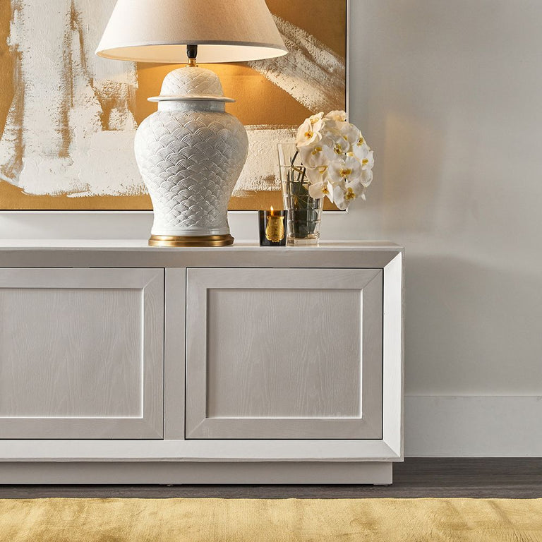 Balmain Oak Buffet Large White - 32341