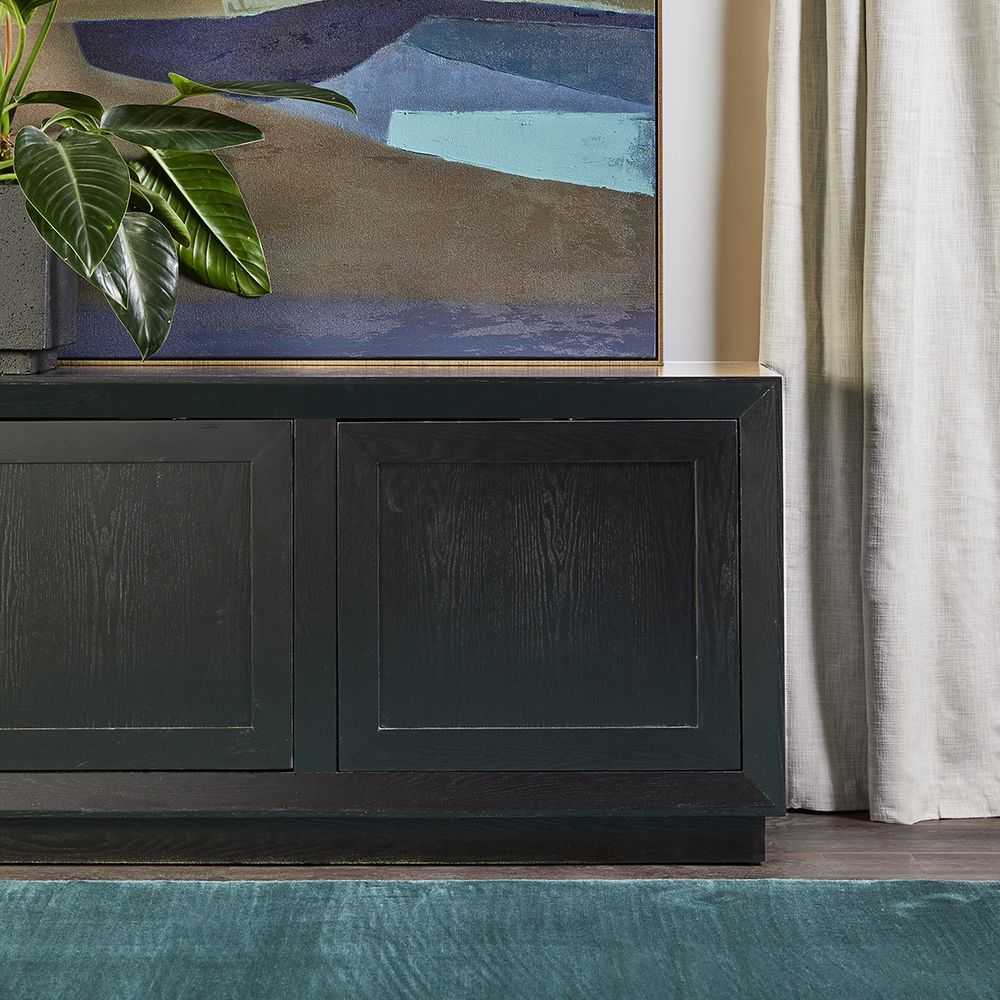 Balmain Oak Buffet Large Black - 32342