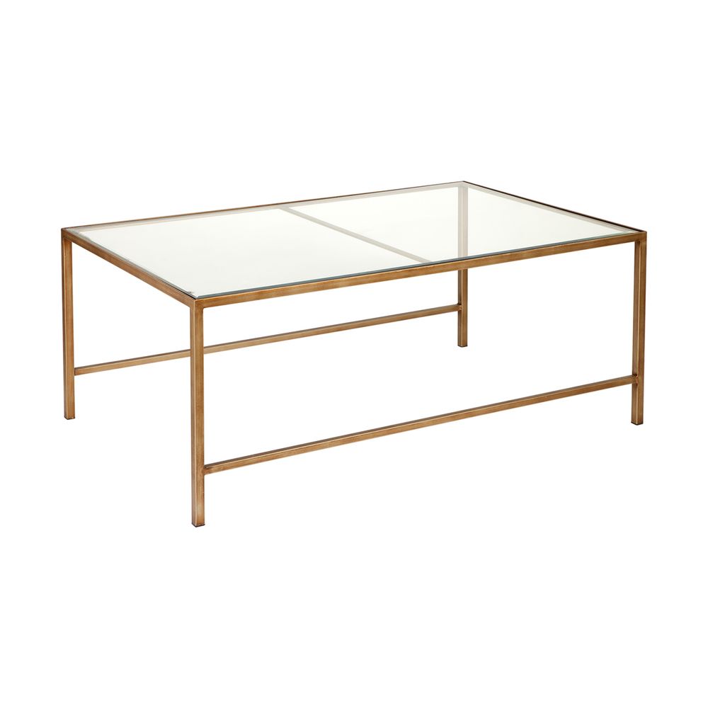 Cocktail Glass Nesting Coffee Tables Antique Gold - 32406