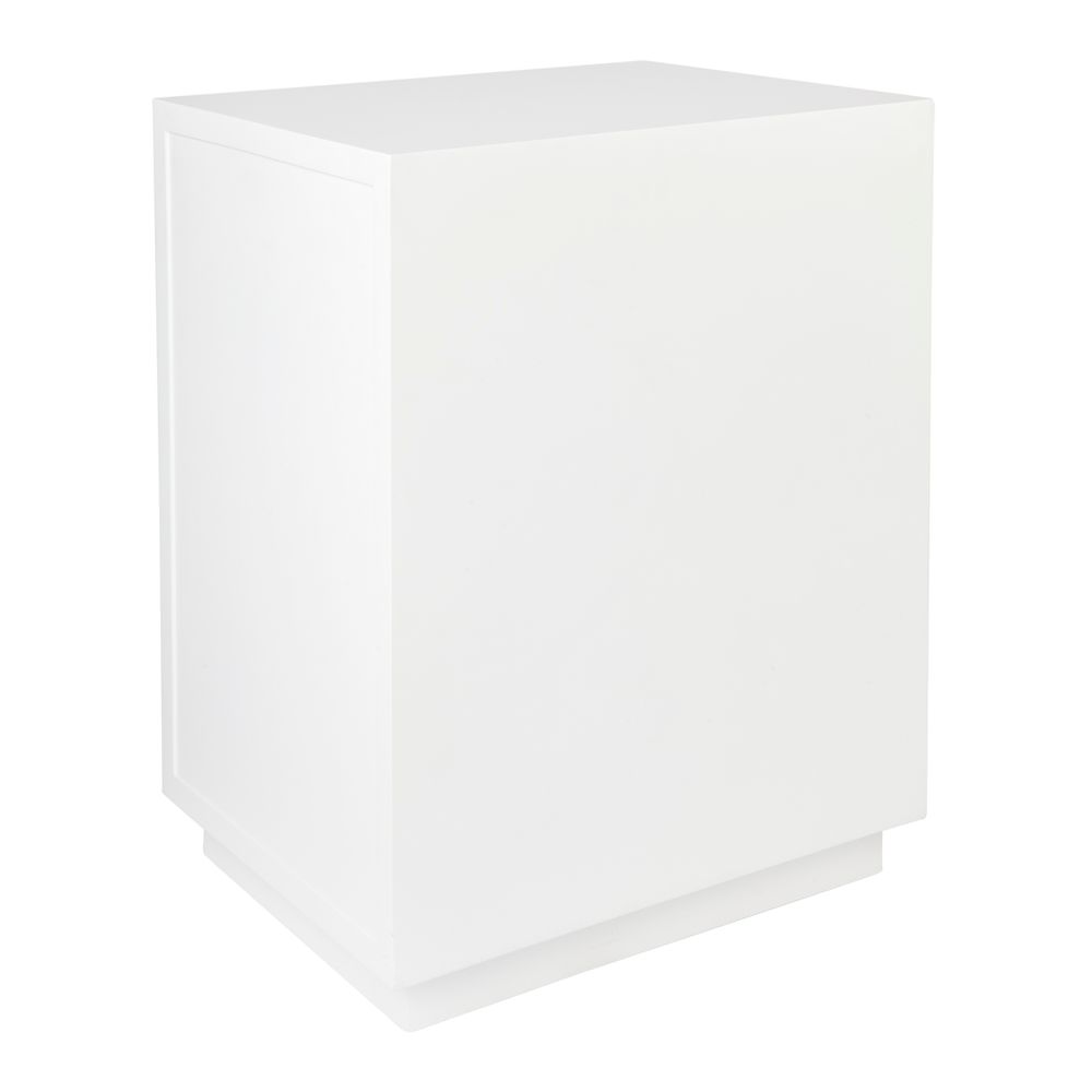 Logan Bedside Table White - 32446