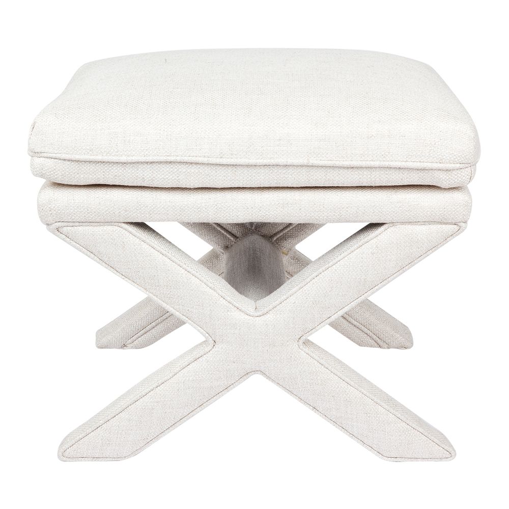 Candace Stool Natural Linen - 32452